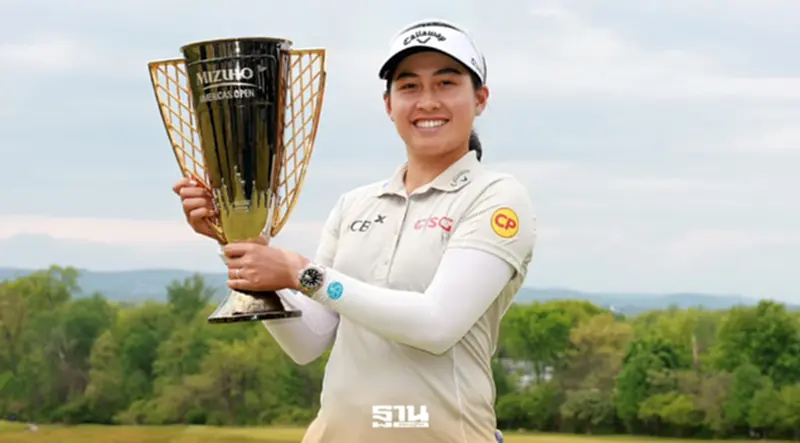จีโน่ อาฒยา ฐิติกุล คว้าแชมป์ Mizuho Americas Open 2026 รับเงินกว่า 15 ล้านบาท จีโน่ อาฒยา ฐิติกุล คว้าแชมป์ Mizuho Americas Open 2026 รับเงินกว่า 15 ล้านบาท