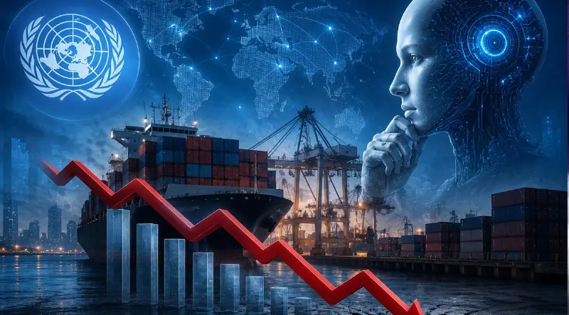 AI พ่นพิษ! UNCTAD เตือน ‘ส่งออกโลก’ ปีนี้ทรุดฮวบ โตแค่ 1.5%