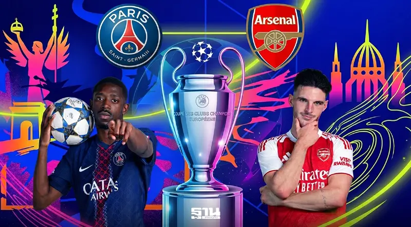 ถ่ายทอดสด 'เปแอสเช พบ อาร์เซนอล' ดูบอลสด นัดชิง UCL วันนี้ 23.00 น.
