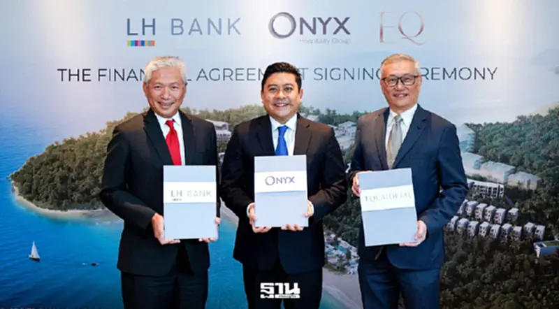 LH Bank ปล่อยกู้ 1,800 ล้าน หนุน 'EQ Phuket' ปักหมุดรีสอร์ตลักชัวรี LH Bank ปล่อยกู้ 1,800 ล้าน หนุน 'EQ Phuket' ปักหมุดรีสอร์ตลักชัวรี