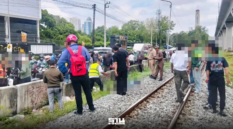 'รถไฟ' ชนไรเดอร์สาหัส ซ้ำรอย 'มักกะสัน' ใกล้จุดชนรถเมล์ 'รถไฟ' ชนไรเดอร์สาหัส ซ้ำรอย 'มักกะสัน' ใกล้จุดชนรถเมล์