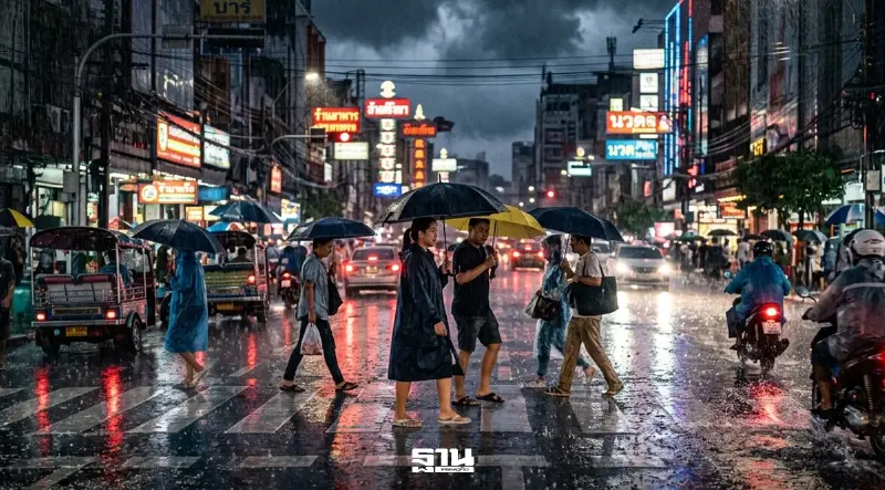 สภาพอากาศวันนี้ -22 พ.ค.ไทยฝนตกหนัก กทม.ปริมณฑลฝนฟ้าคะนอง 60-80 %