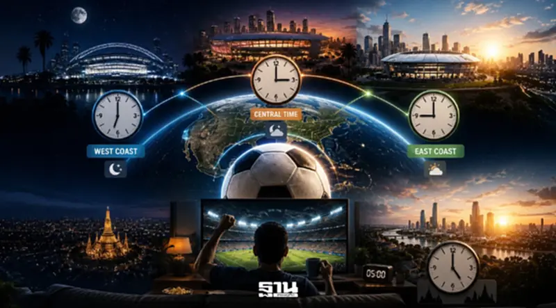 บอลโลก 2026 เตะกี่โมง เช็กเวลาเเข่งขัน 3 โซนเจ้าภาพตรงไทย บอลโลก 2026 เตะกี่โมง เช็กเวลาเเข่งขัน 3 โซนเจ้าภาพตรงไทย