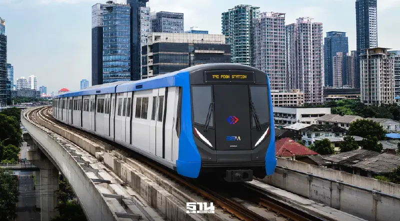 รถไฟฟ้าสายสีน้ำเงินของบริษัท ทางด่วนและรถไฟฟ้ากรุงเทพ จำกัด (มหาชน) หรือ BEM