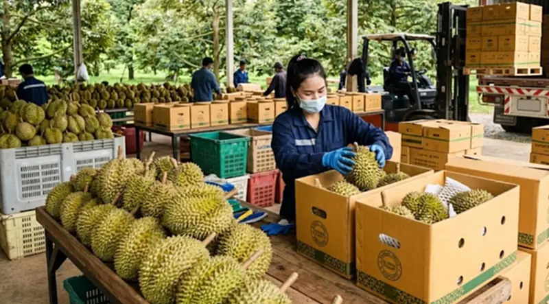 ค้าชายแดนและผ่านแดน พ.ค. 69 บวก 9.3% ผ่าน 5 เดือน กว่า 9 แสนล้าน ทุเรียนสดยังขายดีส่งออกกว่า 3.11 แสนตัน ค้าชายแดนและผ่านแดน พ.ค. 69 บวก 9.3% ผ่าน 5 เดือน กว่า 9 แสนล้าน ทุเรียนสดยังขายดีส่งออกกว่า 3.11 แสนตัน