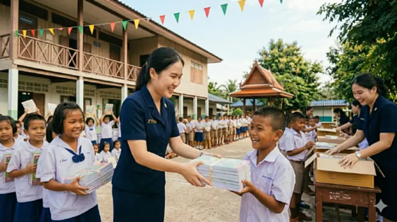 สกสค. ใช้ 'ข้อตกลงคุณธรรม' ส่งหนังสือเรียนถึงเด็กครบ 100% ประหยัดงบ 255 ล้าน สกสค. ใช้ 'ข้อตกลงคุณธรรม' ส่งหนังสือเรียนถึงเด็กครบ 100% ประหยัดงบ 255 ล้าน
