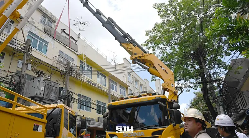 เจออีก ตึกแถวเก่า'ถนนดินสอเสี่ยง'กทม.ตรวจพบก่อน ลุยจัดการกันสาดเสี่ยงทรุด