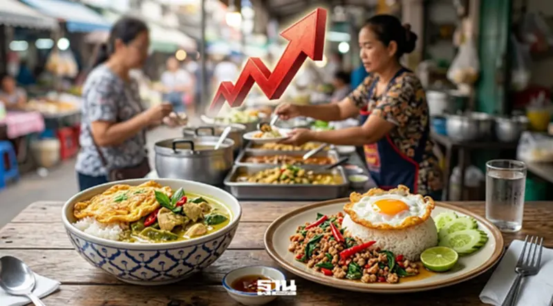 'ข้าวแกง-ผัดกะเพรา' แพงขึ้น 10 บาท ดันเงินเฟ้อเดือน พ.ค. ขยับ 2.79% 'ข้าวแกง-ผัดกะเพรา' แพงขึ้น 10 บาท ดันเงินเฟ้อเดือน พ.ค. ขยับ 2.79%