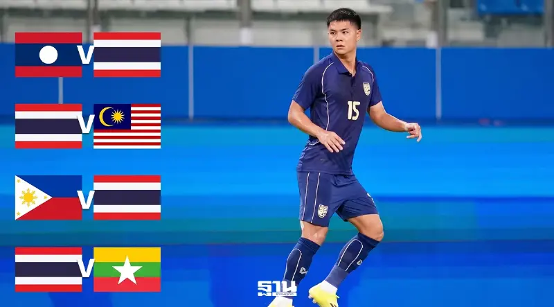 โปรแกรมทีมชาติไทย สู้ศึกชิงแชมป์อาเซียน 2026 โปรแกรมทีมชาติไทย สู้ศึกชิงแชมป์อาเซียน 2026