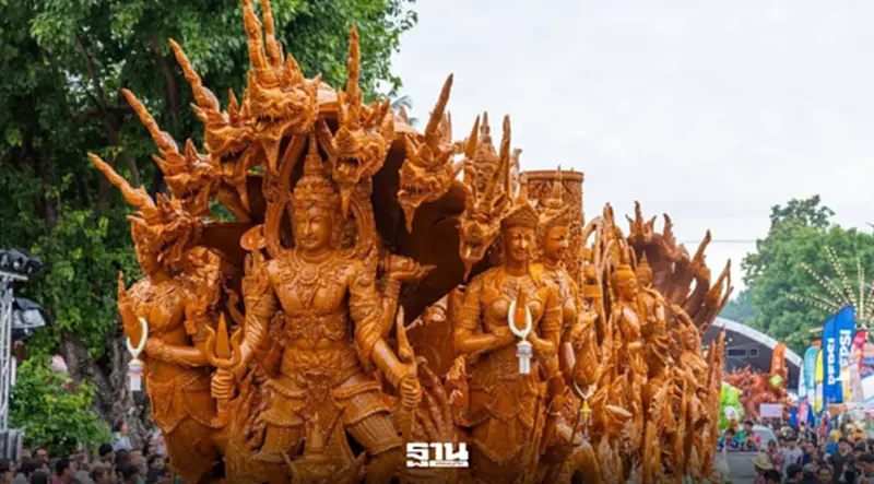 เริ่มแล้ว งานประเพณีแห่เทียนพรรษาอุบลราชธานี 2569 อลังการขบวนต้นเทียนสุดวิจิตร เริ่มแล้ว งานประเพณีแห่เทียนพรรษาอุบลราชธานี 2569 อลังการขบวนต้นเทียนสุดวิจิตร