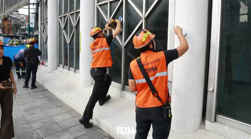 กทม.-ปภ.ระดมมาตรการรับมือถนนทรุด อพยพคน-ติดเซ็นเซอร์อาคาร
