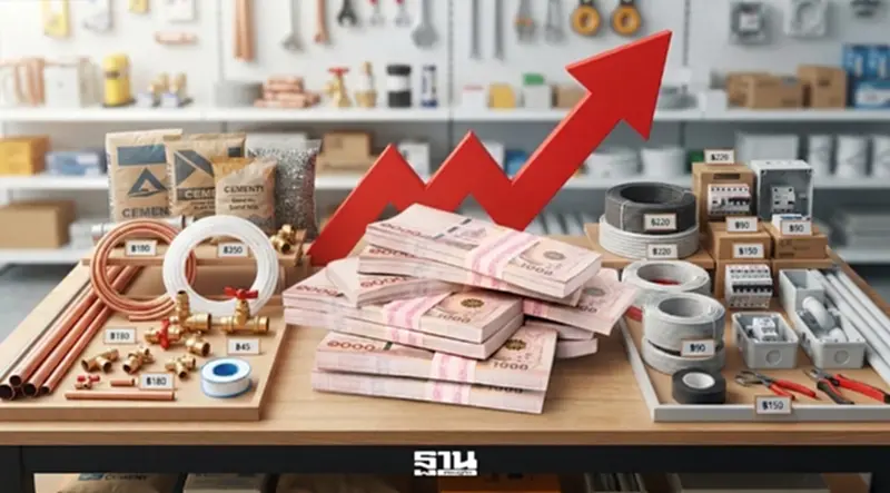 ราคา 'วัสดุก่อสร้าง' ยังแพง อุปกรณ์ไฟฟ้า-ประปาพุ่ง 12.3% คาด Q3 ขยายตัวต่อ ราคา 'วัสดุก่อสร้าง' ยังแพง อุปกรณ์ไฟฟ้า-ประปาพุ่ง 12.3% คาด Q3 ขยายตัวต่อ
