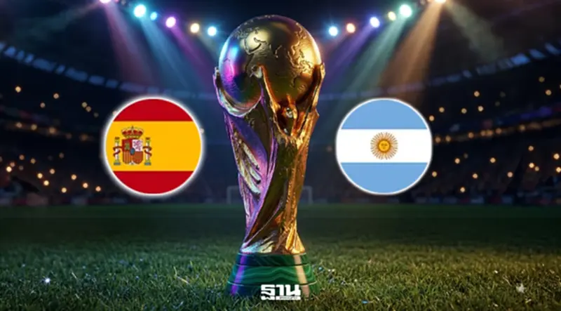 สเปน VS อาร์เจนตินา ลิงค์ดูบอลสดฟรี จุดดูบอลจอยักษ์ ศึกฟุตบอลโลก 2026 นัดชิงชนะเลิศ สเปน VS อาร์เจนตินา ลิงค์ดูบอลสดฟรี จุดดูบอลจอยักษ์ ศึกฟุตบอลโลก 2026 นัดชิงชนะเลิศ
