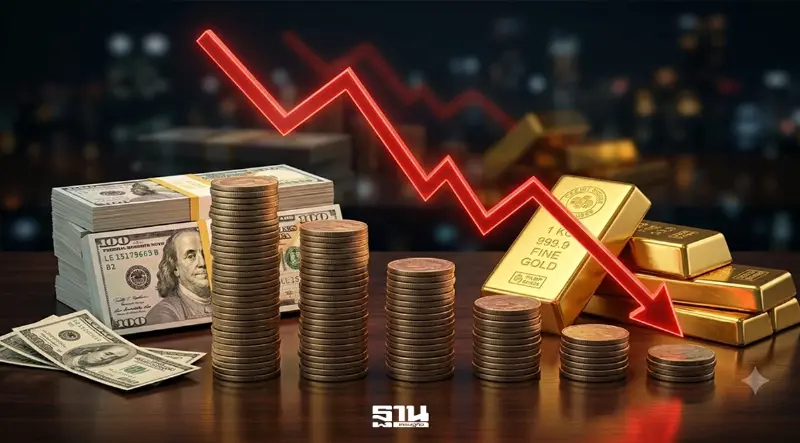 เงินบาทอ่อนค่าปิด 33.35 บาทต่อดอลลาร์ฯ รับแรงกดดันดอลลาร์แข็ง-ทองคำร่วง