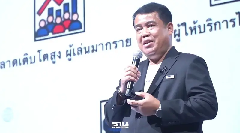 นายพนธ์กร วิเศษสุวรรณ ผู้เชี่ยวชาญ บริษัท ไปรษณีย์ไทย จำกัด เปิดเผยถึงภาพรวมโลจิสติกส์ไทยในงานเปิดตัวแพลตฟอร์ม Thaimart บ้านหลังแรกของผู้ประกอบการไทย