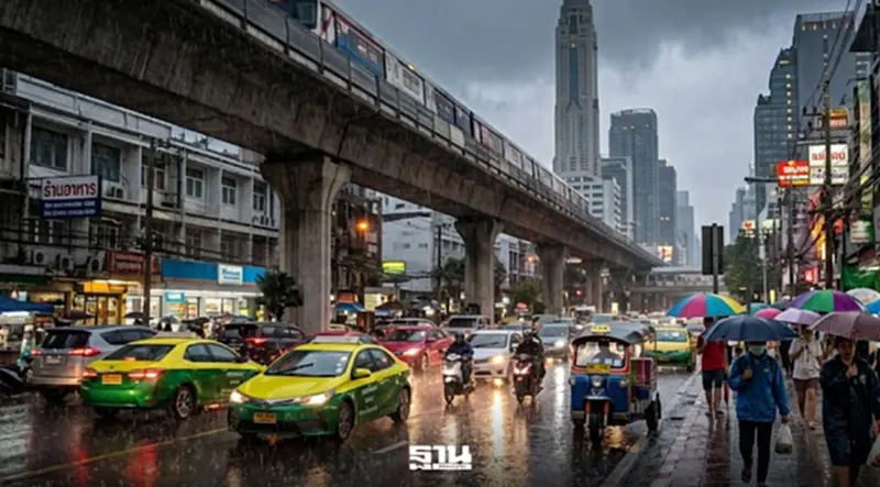 ฝนฟ้าอากาศเย็นนี้ กรมอุตุนิยมวิทยา พบกลุ่มฝนปานกลางถึงหนักบริเวณกรุงเทพฯ ฝนฟ้าอากาศเย็นนี้ กรมอุตุนิยมวิทยา พบกลุ่มฝนปานกลางถึงหนักบริเวณกรุงเทพฯ