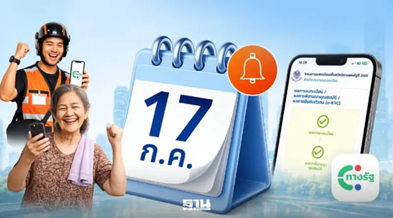 DGA แจกวิธีตรวจสอบผลการลงทะเบียนยืนยันบัตรสวัสดิการแห่งรัฐ บนแอปทางรัฐ DGA แจกวิธีตรวจสอบผลการลงทะเบียนยืนยันบัตรสวัสดิการแห่งรัฐ บนแอปทางรัฐ