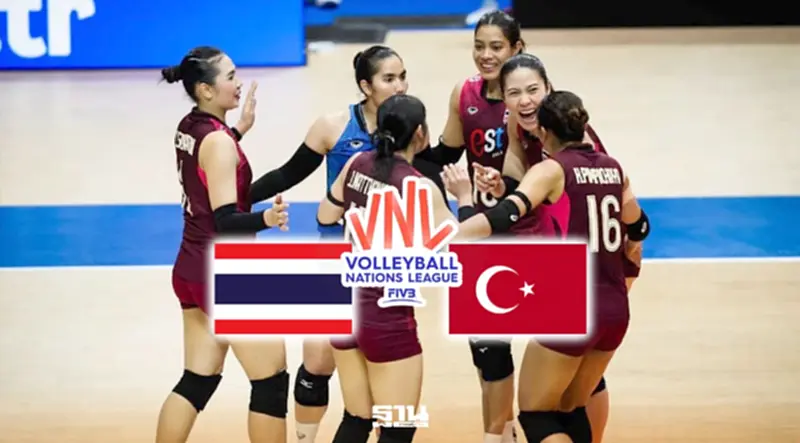 ถ่ายทอดสด วอลเลย์บอลหญิงไทย พบ ตุรกี ส่งท้าย VNL 2026 วันนี้ เช็กช่องถ่ายทอดสดที่นี่ ถ่ายทอดสด วอลเลย์บอลหญิงไทย พบ ตุรกี ส่งท้าย VNL 2026 วันนี้ เช็กช่องถ่ายทอดสดที่นี่