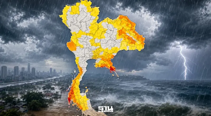 กรมอุตุนิยมวิทยาออกประกาศฉบับที่ 5 เตือนประเทศไทยมีฝนตกหนักหลายพื้นที่ และมีฝนตกหนักมากบางแห่ง ระหว่างวันที่ 26–30 กรกฎาคม 2569 กรมอุตุนิยมวิทยาออกประกาศฉบับที่ 5 เตือนประเทศไทยมีฝนตกหนักหลายพื้นที่ และมีฝนตกหนักมากบางแห่ง ระหว่างวันที่ 26–30 กรกฎาคม 2569
