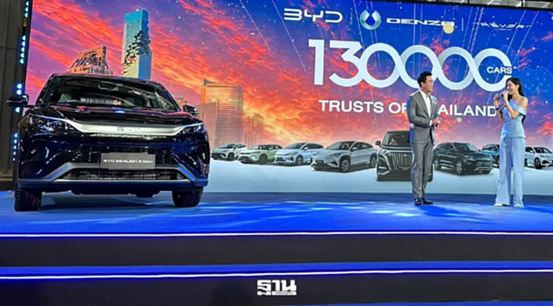 BYD เปิดตัว SEALION 5 DM-i พร้อมพรีเซ็นเตอร์“หลิง หลิง คอง” BYD เปิดตัว SEALION 5 DM-i พร้อมพรีเซ็นเตอร์“หลิง หลิง คอง”