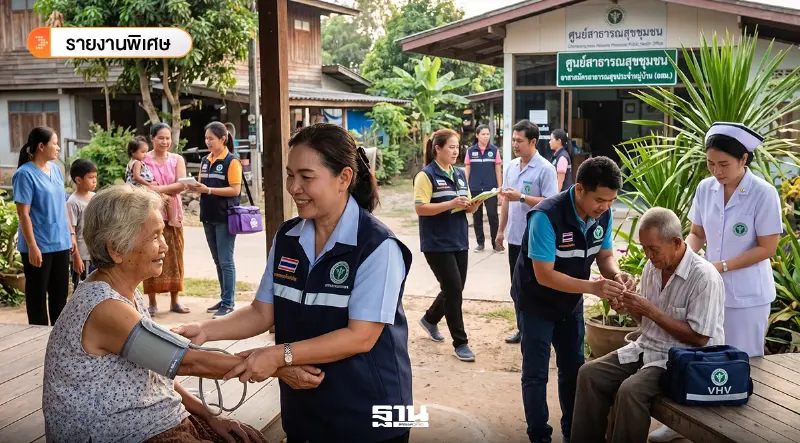 เจาะลึกบทบาท 'อสม.- Care Giver-อสพ.' ขับเคลื่อนสาธารณสุขไทยเชิงรุก