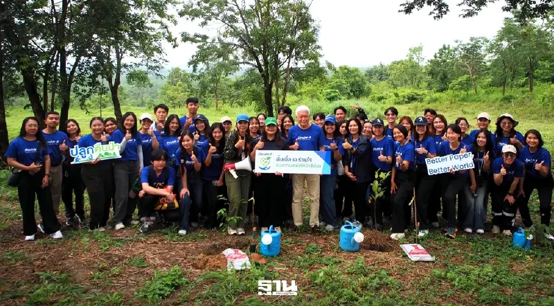 ‘เลือกพันธุ์ไม้เหมาะสม’ สำคัญต่อระบบนิเวศ ดั๊บเบิ้ล เอ นำพนักงานฟื้นฟูป่าเขาอีโต้ ปราจีนบุรี