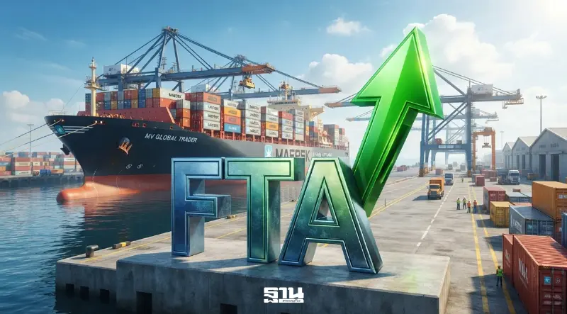ตลาด FTA ครึ่งปีแรกพุ่ง 21.8% แตะ 8 พันล้านบาท จีนคู่ค้าเบอร์ 1