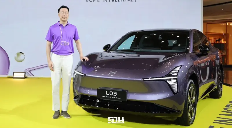 เจมส์ วู รองประธาน เอ็กซ์เผิง ในงานเปิดตัว L03