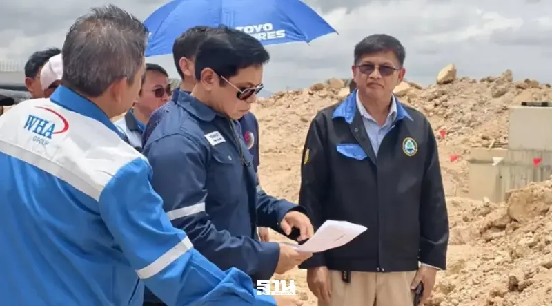 WHA แจงเหตุเสียงดังคล้ายระเบิด สั่งผู้รับเหมาหยุดงานจุดเกิดเหตุ 136 ไร่ WHA แจงเหตุเสียงดังคล้ายระเบิด สั่งผู้รับเหมาหยุดงานจุดเกิดเหตุ 136 ไร่
