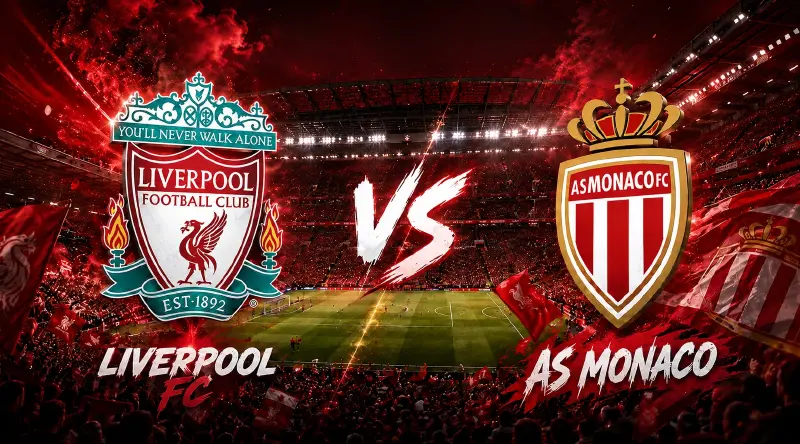 ถ่ายทอดสดฟุตบอลอุ่นเครื่อง 9 ส.ค.69 ลิเวอร์พูล พบ โมนาโก ดูบอลสดช่อง LFCTV -Monomax เวลา 20.30 น.