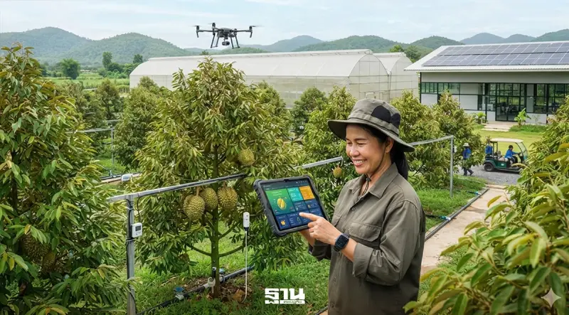 ดีป้าปั้น ‘ทุเรียนดิจิทัล’ สู่ Modern Farm ดันมูลค่าเศรษฐกิจ 300 ล้าน
