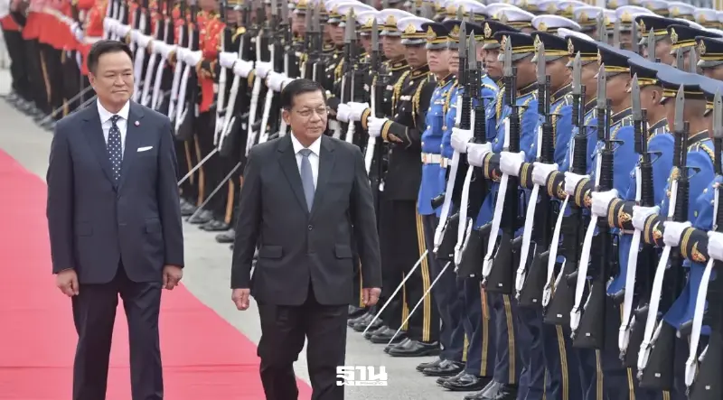 "อนุทิน"ต้อนรับ"มิน อ่อง หล่าย"เยือนไทย ถกปัญหาชายแดน-พลังงาน-การค้า