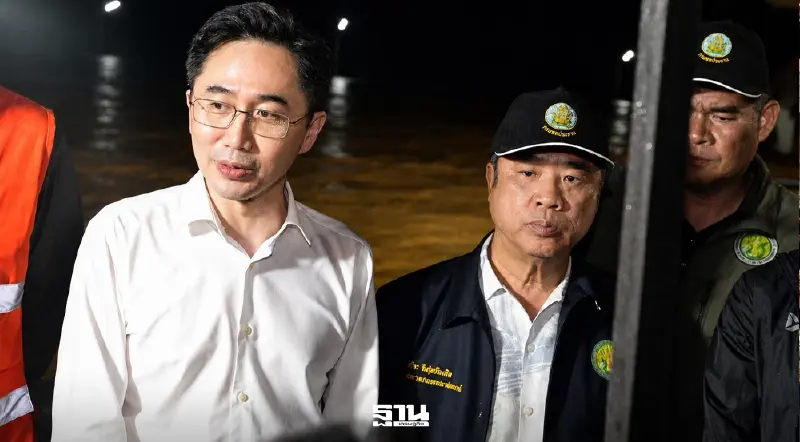 ‘ยศชนัน-สุริยะ” ลงพื้นที่น่าน เร่งรับมือน้ำท่วม หลังฝนตกหนักต่อเนื่อง