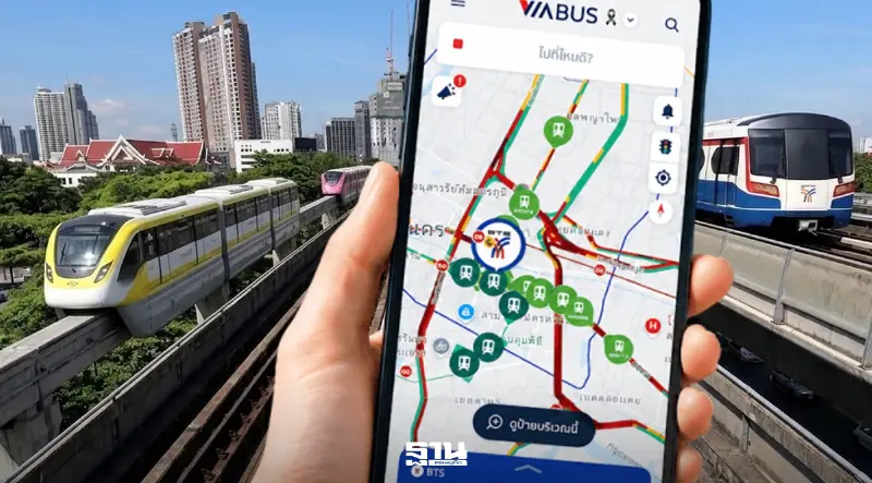 BTS จับมือ ViaBus ดันรถไฟฟ้า 3 สาย เช็กพิกัดแบบเรียลไทม์