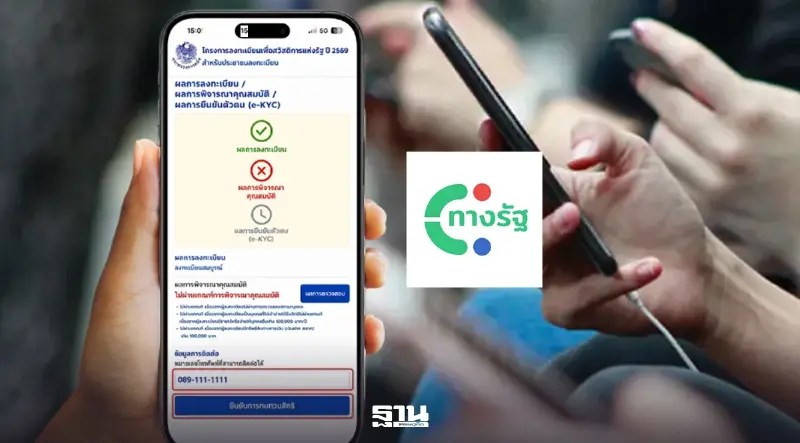 “ทางรัฐ” ทบทวนสิทธิบัตรสวัสดิการแห่งรัฐ 2569 เช็คขั้นตอนที่นี่ “ทางรัฐ” ทบทวนสิทธิบัตรสวัสดิการแห่งรัฐ 2569 เช็คขั้นตอนที่นี่