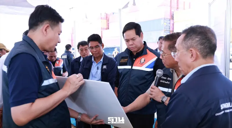 “สรรเพชญ”ติดตามการยกระดับท่าเรือสงขลา สู่ฮับโลจิสติกส์อ่าวไทยตอนล่าง