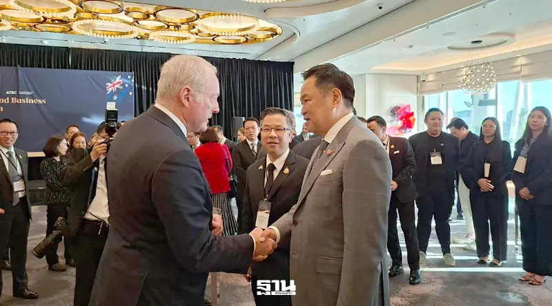 ‘อนุทิน’ นำธุรกิจไทยประกบ 70 ทุนออสซี่ งัด Fast Pass ปลุกลงทุน ปั้นฮับอาเซียน ‘อนุทิน’ นำธุรกิจไทยประกบ 70 ทุนออสซี่ งัด Fast Pass ปลุกลงทุน ปั้นฮับอาเซียน