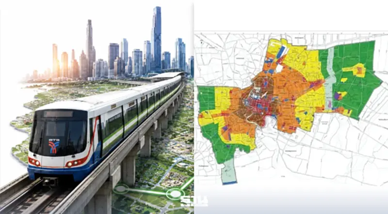 รถไฟฟ้า-ผังเมืองกทม.ใหม่ บูมทำเลทองดันราคาที่ดินพุ่ง รถไฟฟ้า-ผังเมืองกทม.ใหม่ บูมทำเลทองดันราคาที่ดินพุ่ง