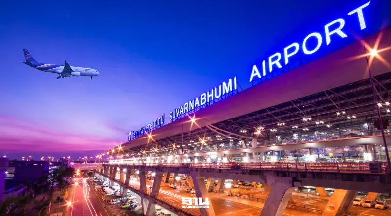 ทัวร์ลงฉ่ำ สนามบินสุวรรณภูมิ เลื่อนปิดทางยกระดับเข้า-ออกอาคารผู้โดยสาร