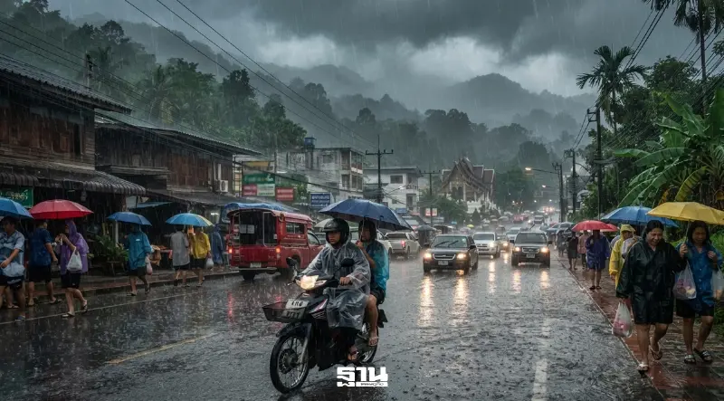 ประกาศกรมอุตุฯฉบับ 1 ไทยตอนบนฝนถล่ม-ฝนตกหนักมาก 29 ส.ค.-2ก.ย.69