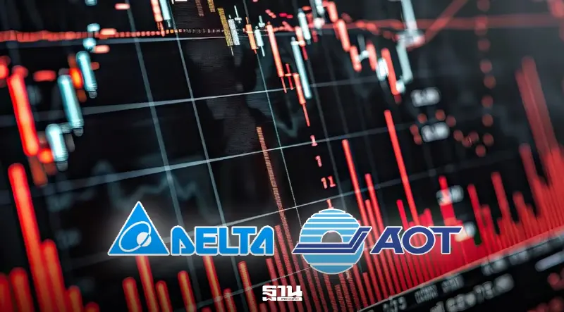 หุ้นไทยเปิดร่วง 15 จุด หลุด 1,590 จุด DELTA-AOT นำตลาดลง IVL สวนบวก 3.56%