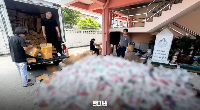 สรรพสามิตบุกยึดบุหรี่เถื่อน 4 หมื่นซองที่ชลบุรี มูลค่ากว่า 3.6 ล้าน