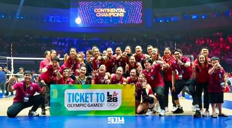 นายกฯ ชื่นชมวอลเลย์บอลหญิงทีมชาติไทย หลังชนะจีน คว้าตั๋วโอลิมปิก 2028