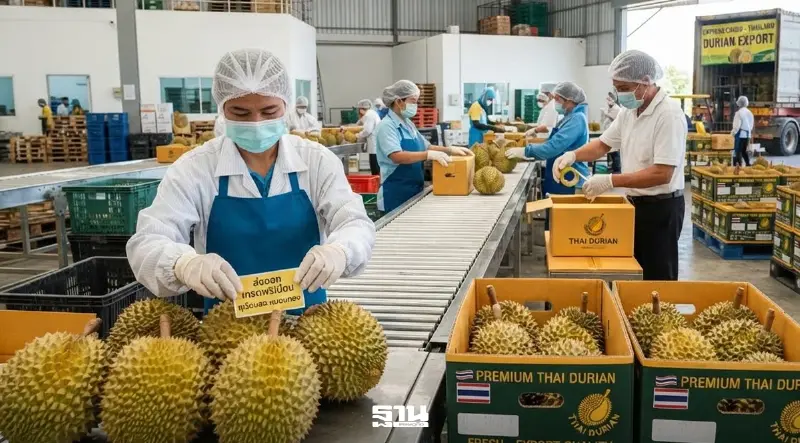 ส่งออก FTA เดือน พ.ค. พุ่ง 4 หมื่นล้านดอลลาร์ “ทุเรียนสด” ยังครองแชมป์
