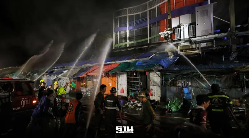 สรุปไทม์ไลน์ไฟไหม้ใหญ่ "คลองถมเซ็นเตอร์" อาคารทรุดกทม กลางกรุง