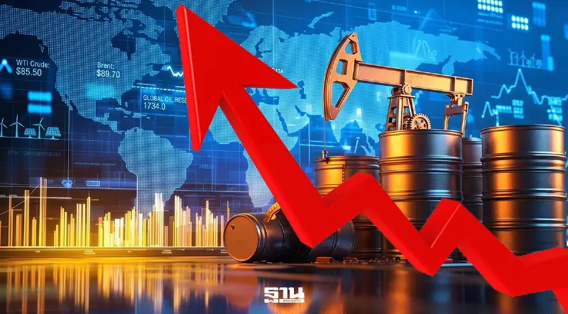 ราคาน้ำมันตลาดโลกพุ่งแรง WTI แตะ 85.83 เหรียญ สูงสุดเกือบ 4 สัปดาห์ หวั่นตะวันออกกลางเดือด ราคาน้ำมันตลาดโลกพุ่งแรง WTI แตะ 85.83 เหรียญ สูงสุดเกือบ 4 สัปดาห์ หวั่นตะวันออกกลางเดือด