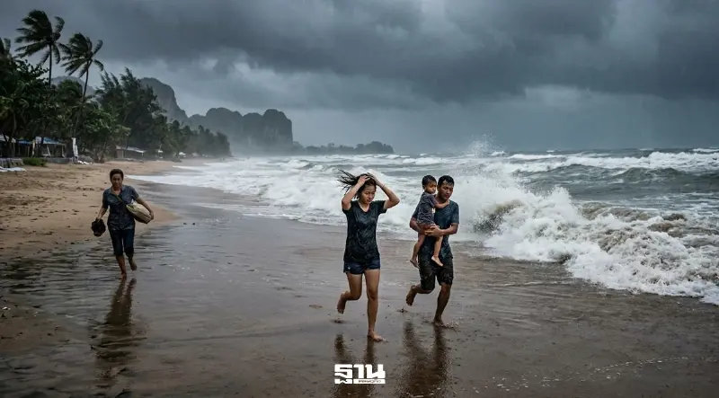 สภาพอากาศวันนี้ -6 ก.ย.ไทยฝนหนักบางแห่ง ทะเลคลื่นลมแรง เรือเล็กงดออกจากฝั่ง