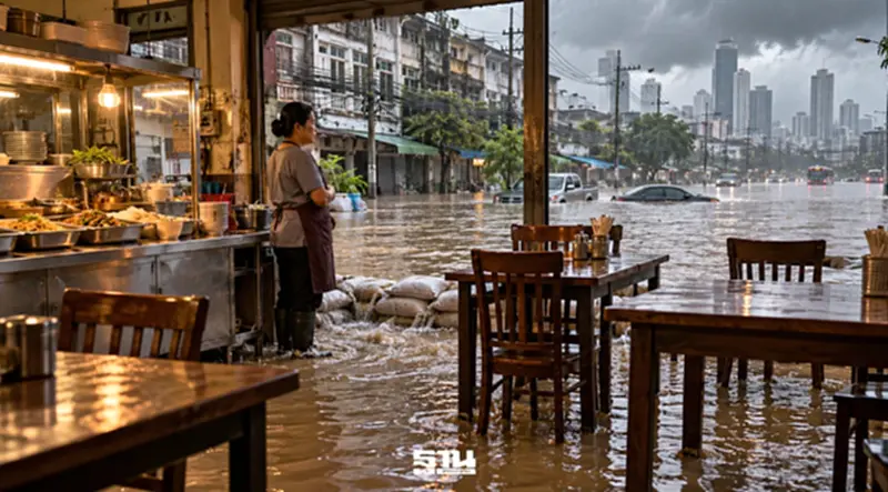 น้ำท่วมกรุง ฉุดร้านอาหาร ยอดขายวูบ 80% ส่อกระทบสภาพคล่อง น้ำท่วมกรุง ฉุดร้านอาหาร ยอดขายวูบ 80% ส่อกระทบสภาพคล่อง