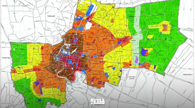 เปิดผังเมือง กทม. M4 ปรับสีหลายพื้นที่ ปลดล็อคศักยภาพรับประชากรหนาแน่น เปิดผังเมือง กทม. M4 ปรับสีหลายพื้นที่ ปลดล็อคศักยภาพรับประชากรหนาแน่น