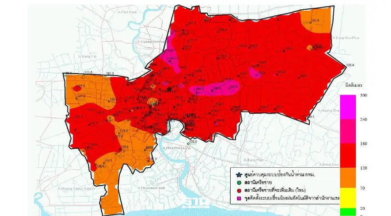 กทม. รับมือฝนสะสมใกล้ 300 มม. เร่งสูบน้ำเต็มกำลัง เปิดโรงเรียนเป็นศูนย์พักพิง กทม. รับมือฝนสะสมใกล้ 300 มม. เร่งสูบน้ำเต็มกำลัง เปิดโรงเรียนเป็นศูนย์พักพิง